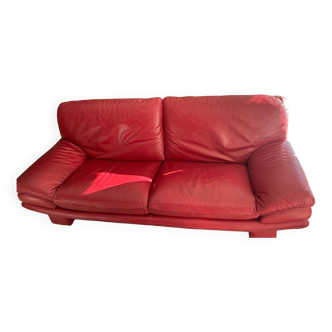 Red sofa rochebobois