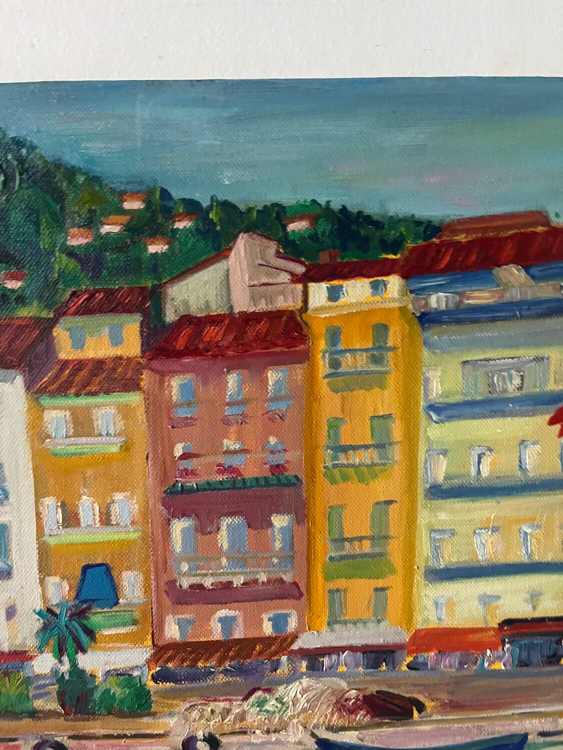 The marine quay in Sète, signed D Maisonnave Ughetto.
