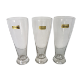 Set of 6 old glasses to beer to coffee 50 years