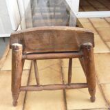 wooden rocking cradle coffee table