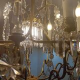 Large crystal chandelier from the 1st half of the 20th century.