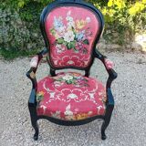 Pair of transition style armchairs