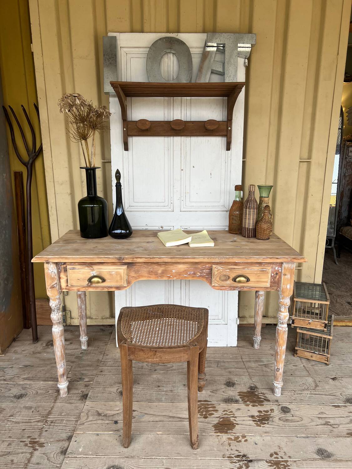 Table patinée