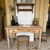 Patinated table
