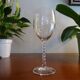 6 glasses of red wine crystal of Arques - Model fleury Epi signed - 17,6 cm