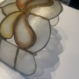 Applique abat jour nacre et laiton