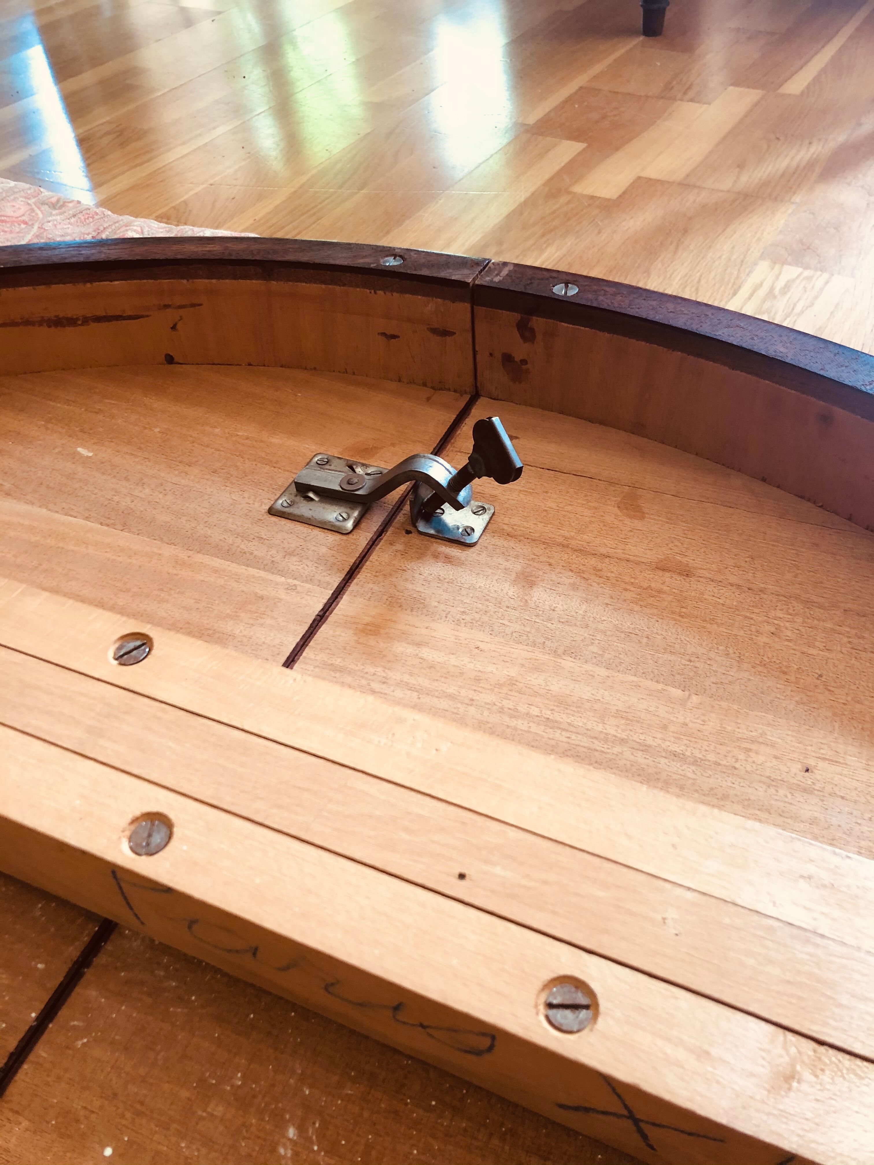 Louis XVI mahogany style dining table