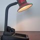 Red phase desk lamp