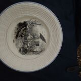 12 plates to desicate in Digoin Sarreguemines earthenware the months