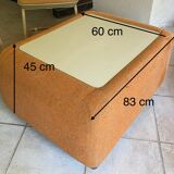 Vintage set of Strafor armchairs and coffee table