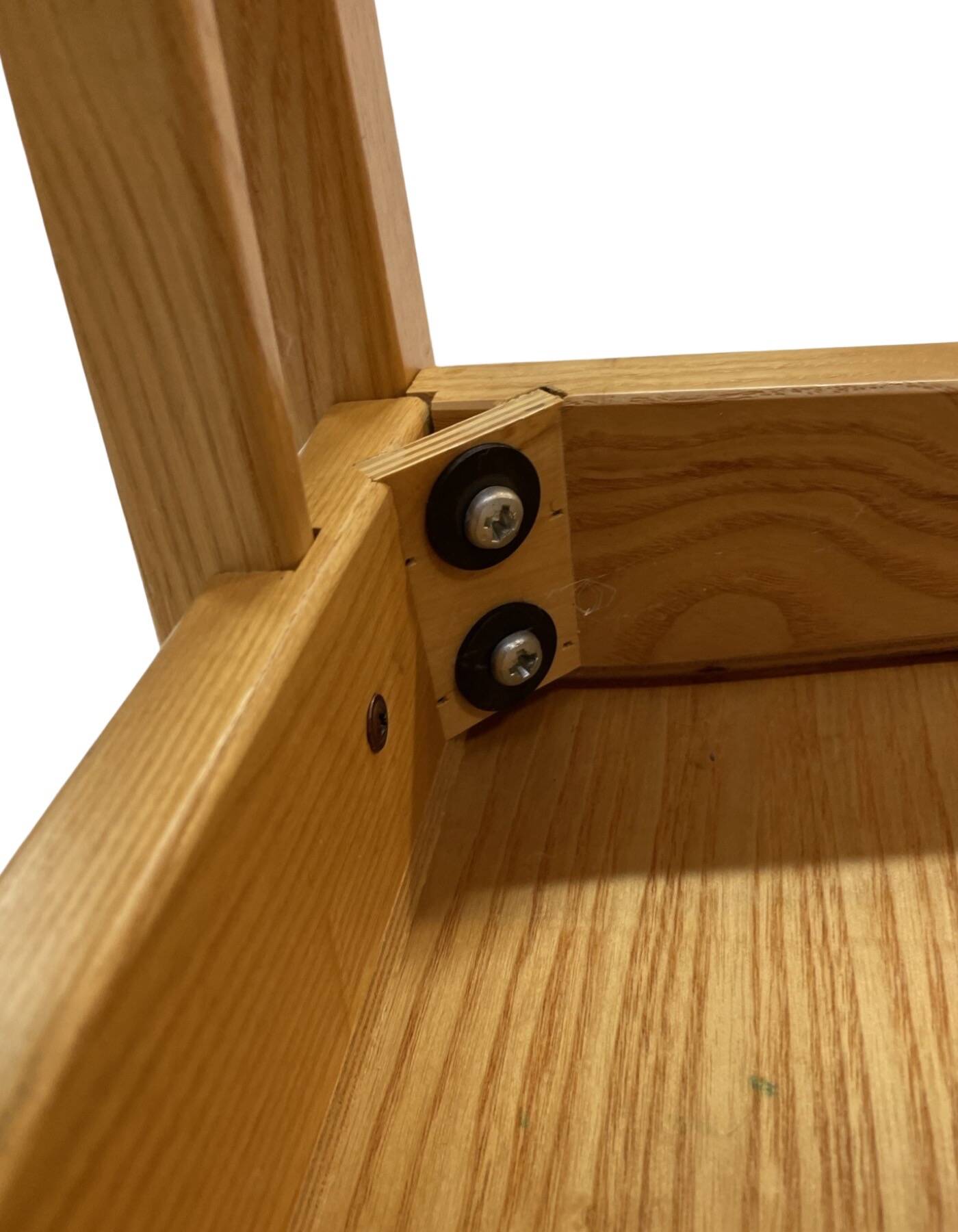 Vintage wooden chair 1980s minimalist design unique