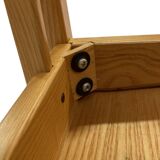 Vintage wooden chair 1980s minimalist design unique