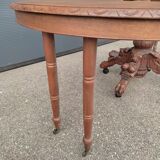 French table in extendable solid oak