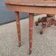 Table française en chêne massif extensible