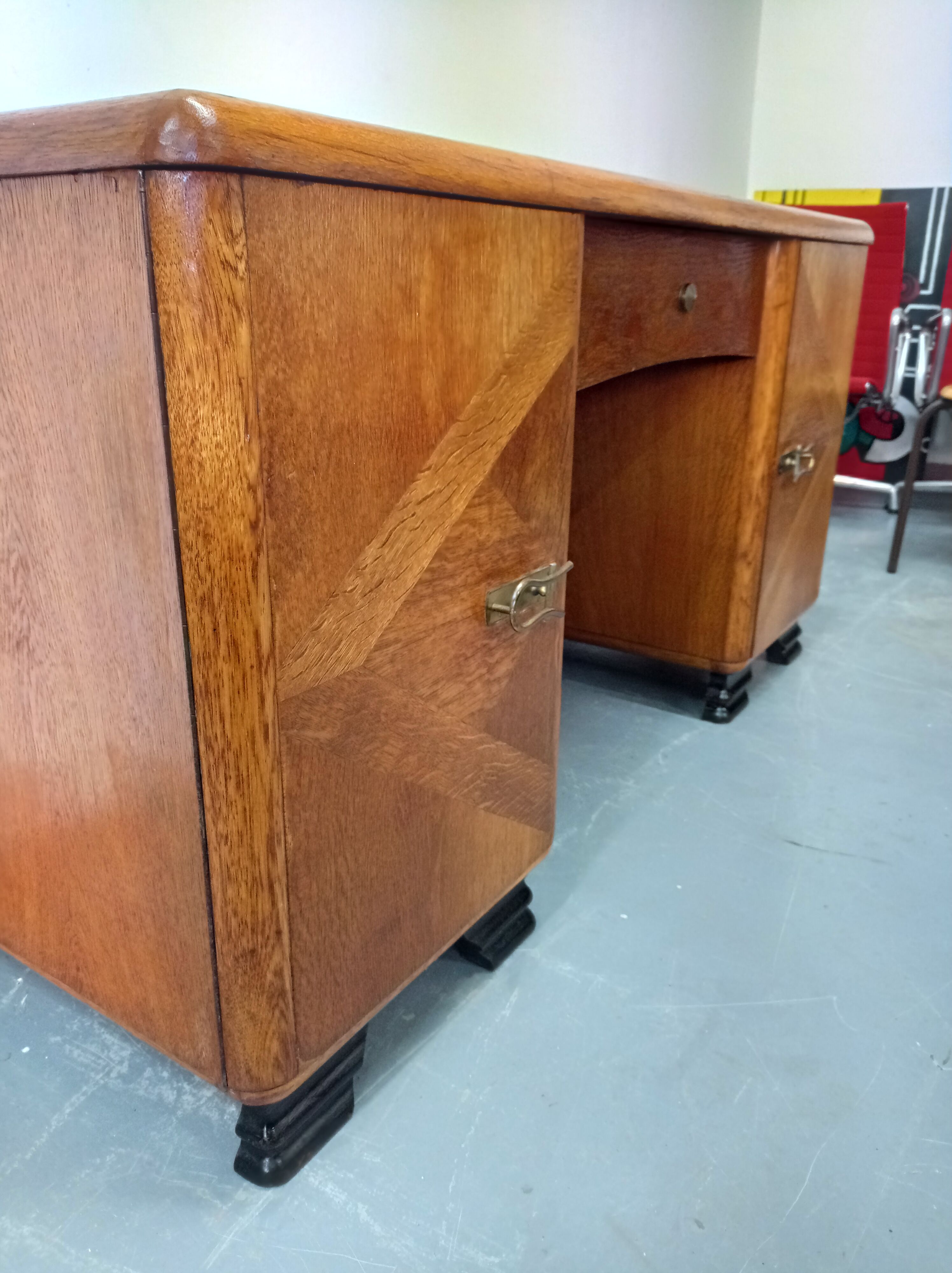 Bureau art déco marqueterie