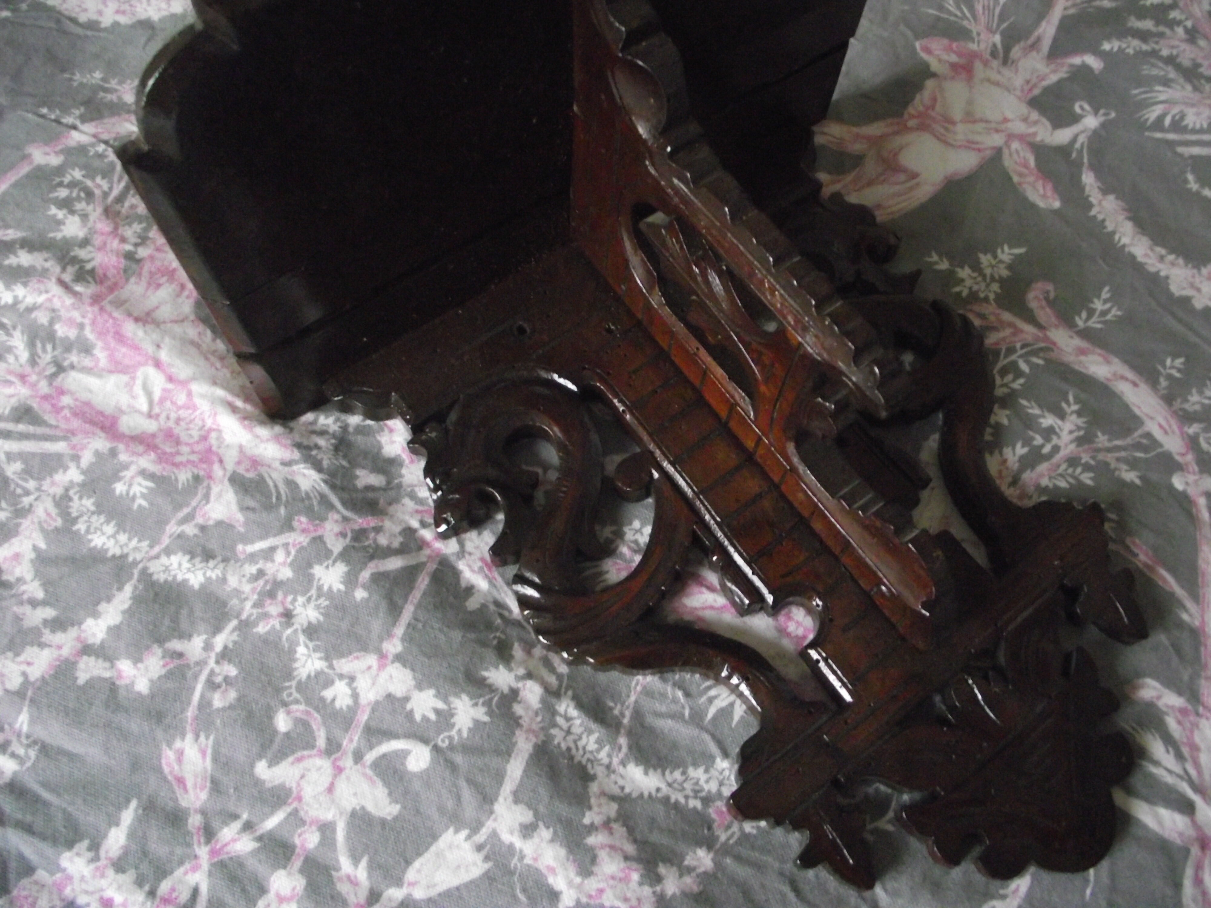 Early 20th century carved wooden console.