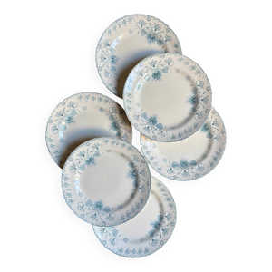 6 assiettes à dessert