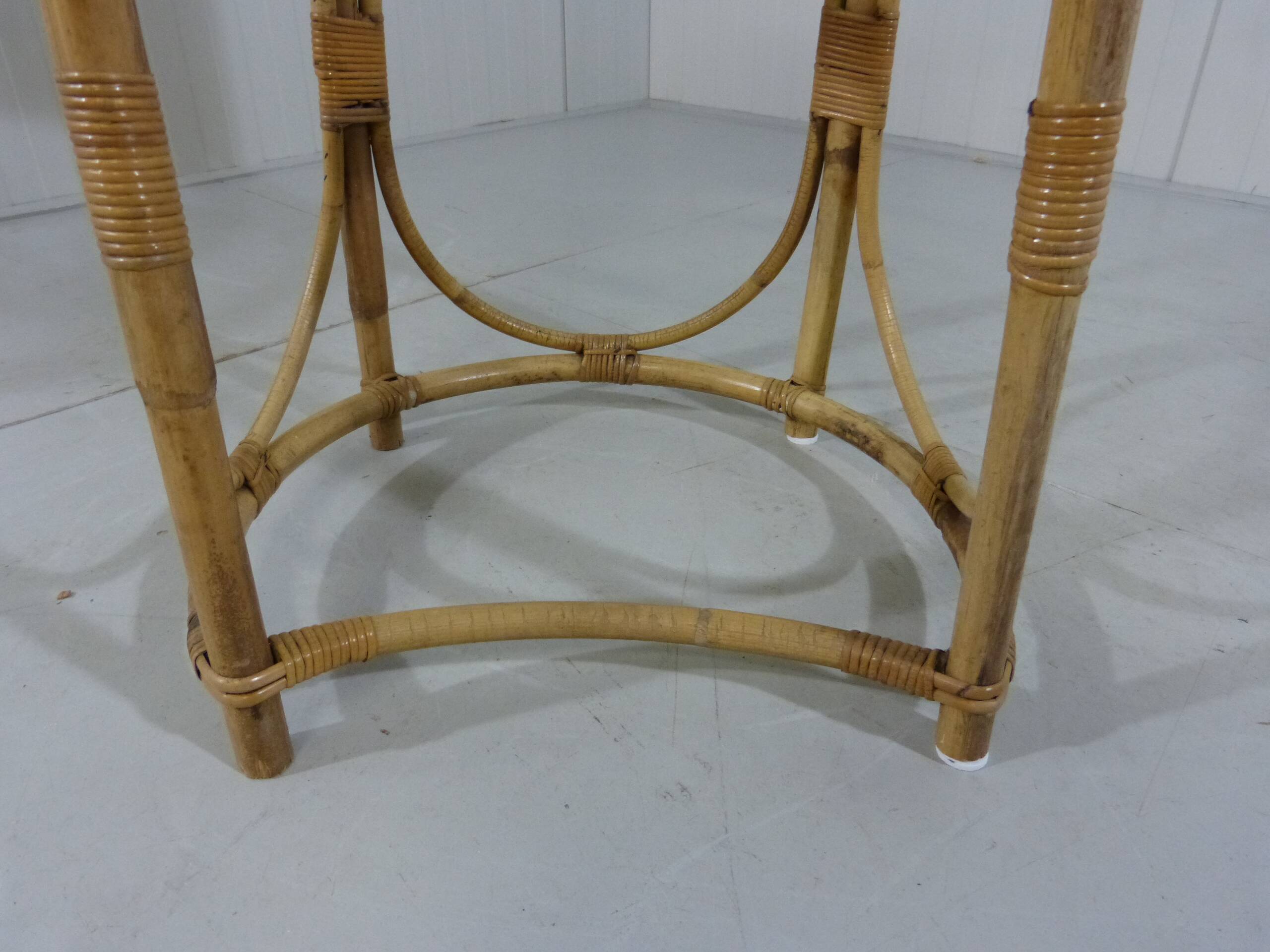 Vintage rattan dressing table 1970's