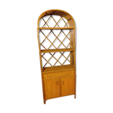 Rattan bookcase