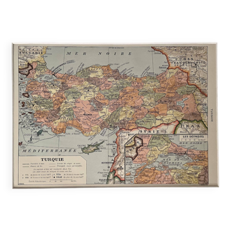 Map of Turkey - 1930