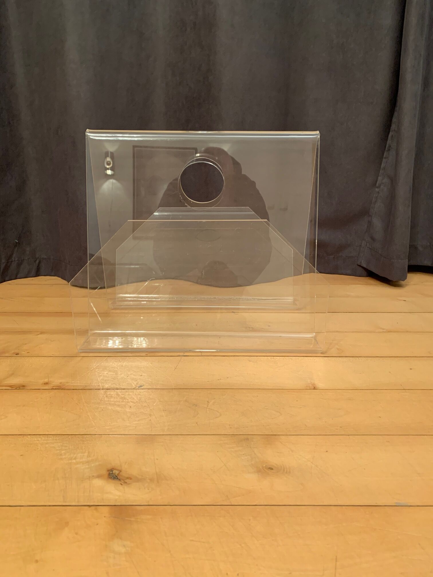 Lucite newspaper magazine, 1970s