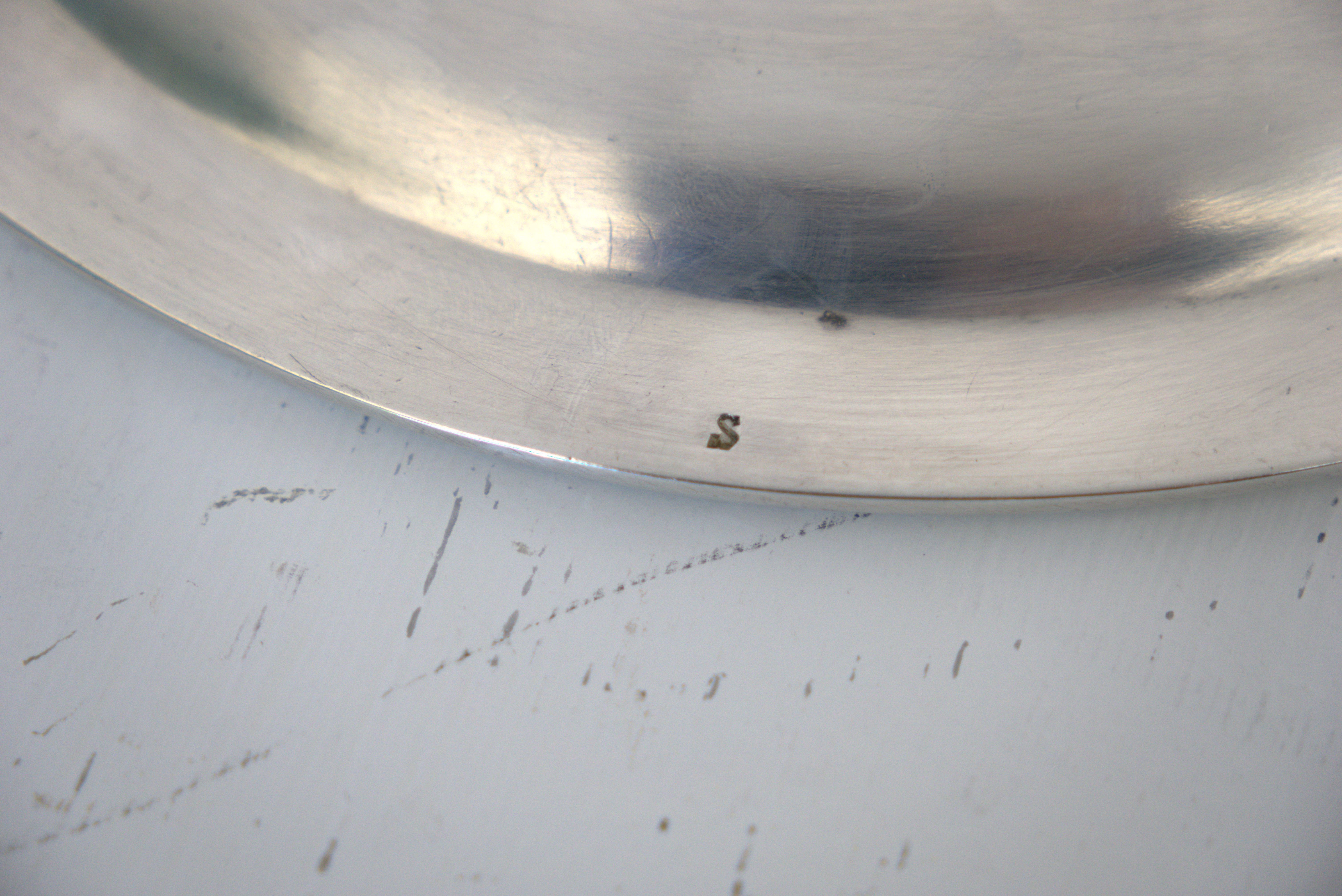 Set of silver-plated serving dishes