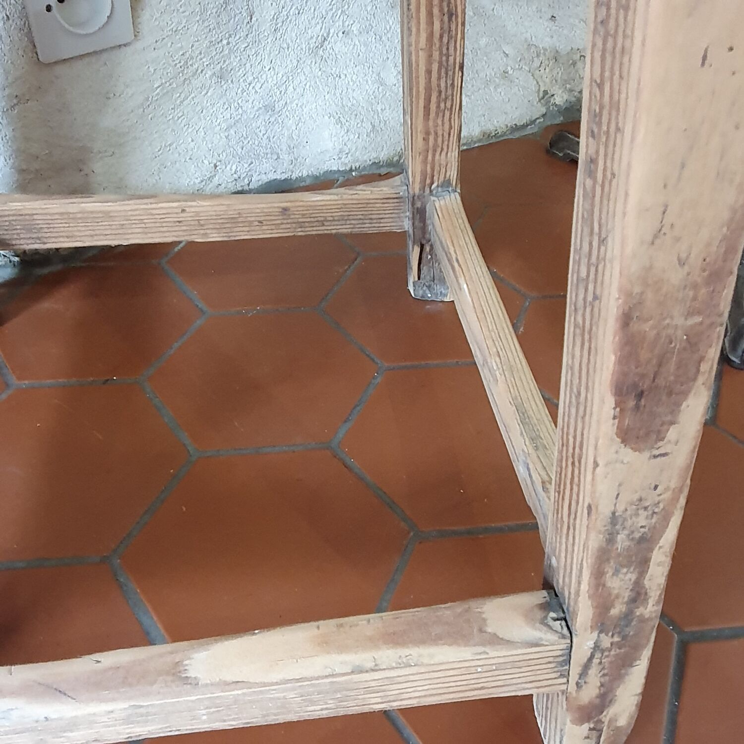 Vintage workshop stool