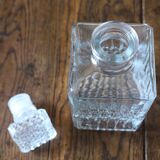 Glass whisky carafe, 80s