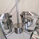 Mazzega chandelier in murano glass and metal