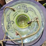 Art Deco ceiling light by A. Delatte in Ouraline