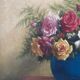 Bouquet de fleurs signé L.Noireaut