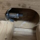 Solid oak twin beds