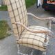 Armchair throne louis xvi
