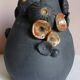 Raku vase, handmade