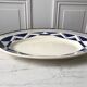 Oval flat Badonviller art deco 30s