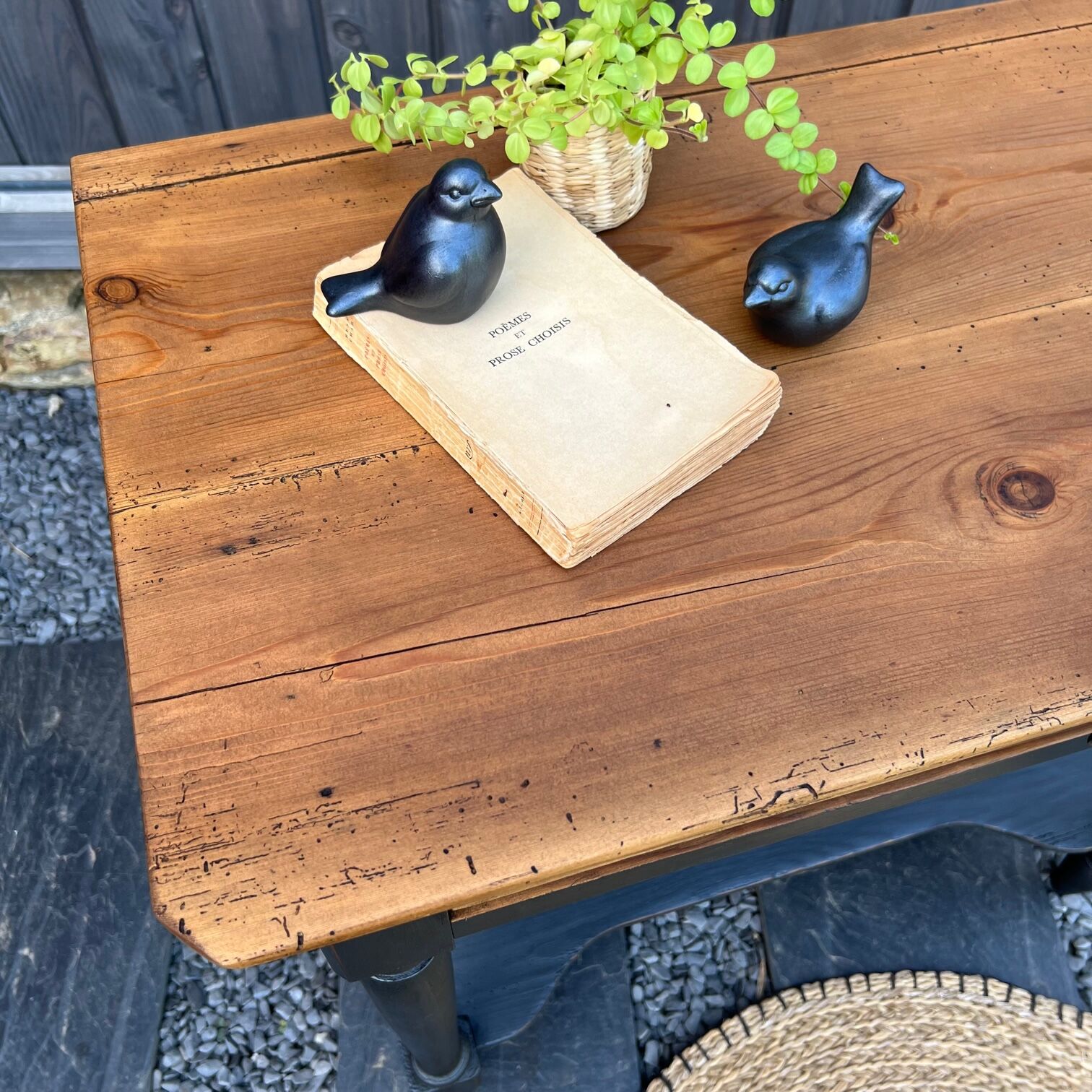 Old restored dressing table