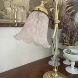 Lampe col de cygne vintage en laiton