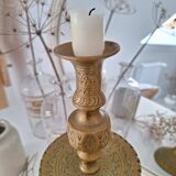 Vintage brass candle holder