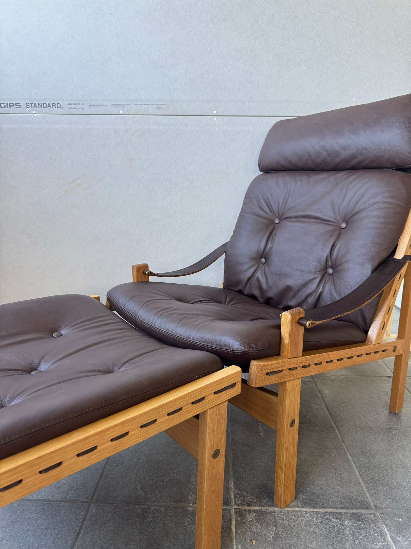 Fauteuil lounge scandinave "Hunter", années 1960