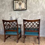 Paire de fauteuils anciens