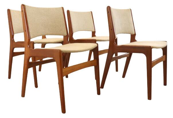 Set of 4 Erik Buch 'Aastrup' Chairs