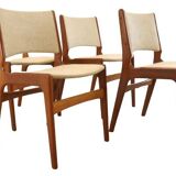 Ensemble de 4 chaises de salle à manger Erik Buch 'Aastrup'