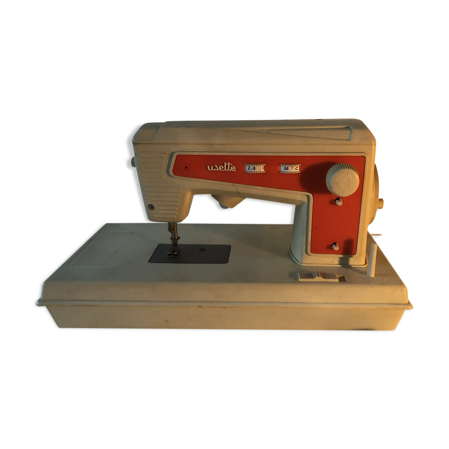 Old toy sewing machine, vintage