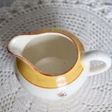 Vintage Sarreguemines porcelain milk jug – Floral motif