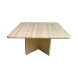 Travertine coffee table
