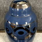 Large Art Deco porcelain vase with geometric shapes