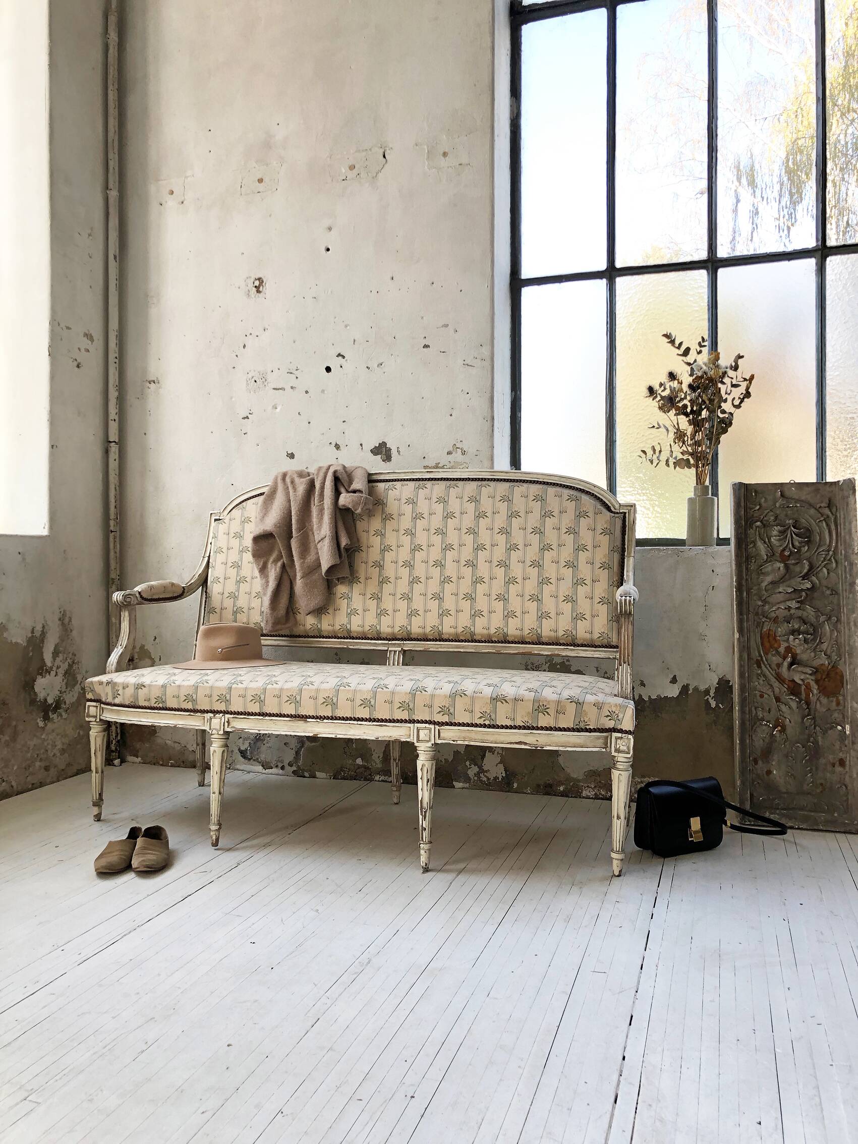 Louis XVI style bench