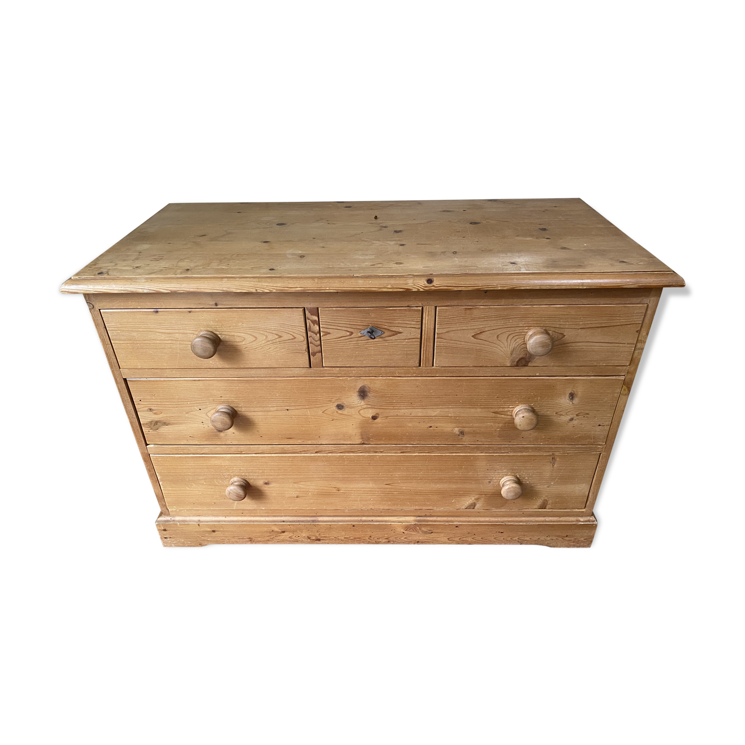 English dresser 5 pine drawers