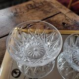 Pair of molded glass salad bowls – 1960s-70s