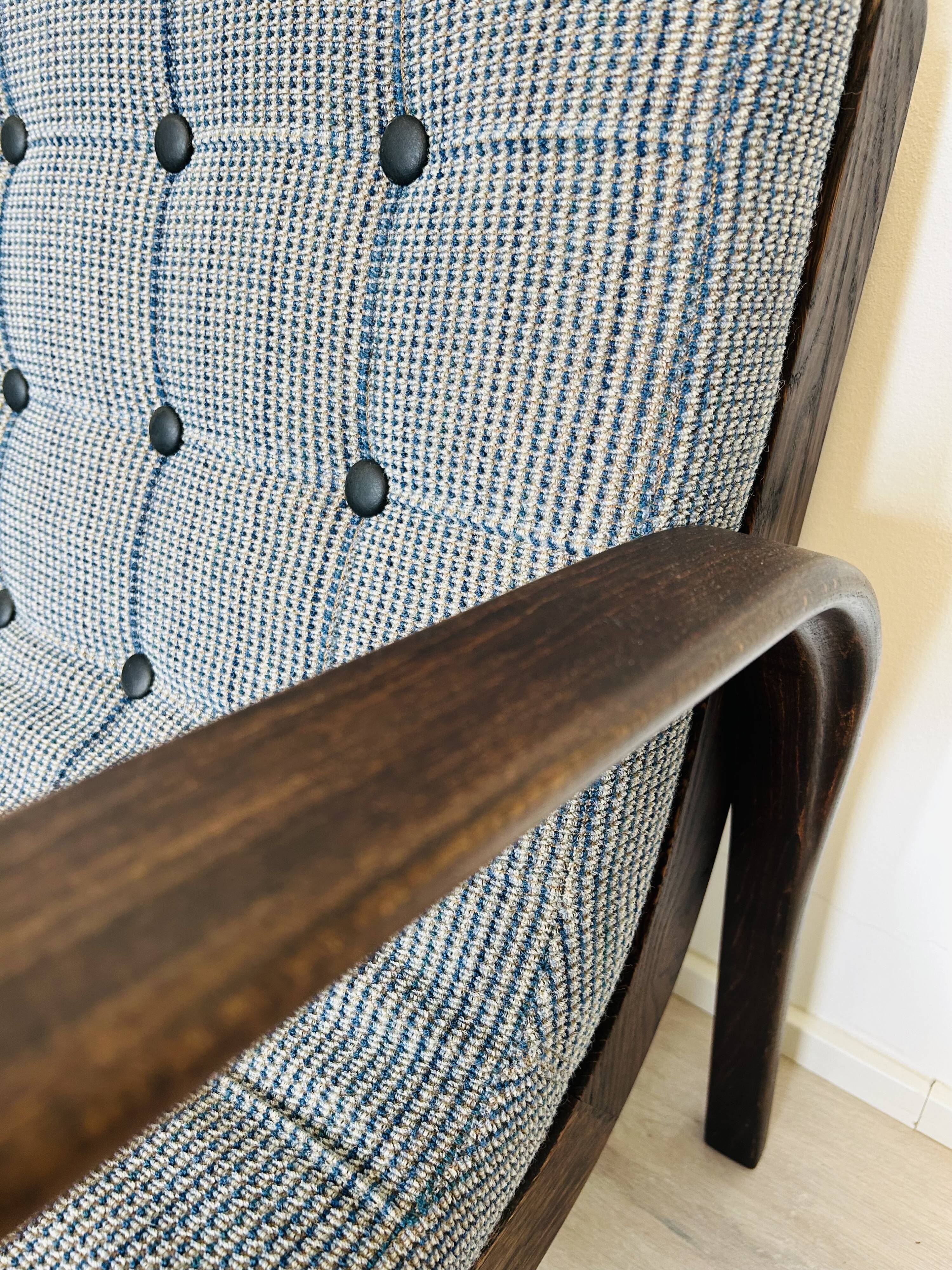 Vintage Lounge Armchair by Kropacek&Kozelka for Interior Prague, 1960’s